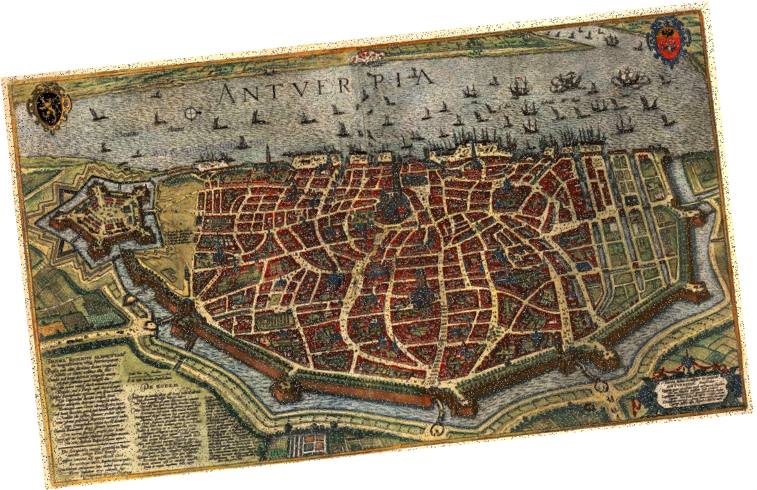 Map of Antwerp
